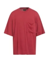 Emporio Armani Man T-shirt Red Size S Cotton