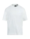 Emporio Armani Man T-shirt White Size L Cotton