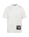 Emporio Armani Man T-shirt White Size L Cotton
