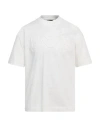 Emporio Armani Man T-shirt White Size L Cotton
