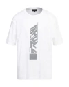 Emporio Armani Man T-shirt White Size L Cotton