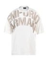 Emporio Armani Man T-shirt White Size Xxl Lyocell, Cotton, Polyester In White