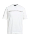 Emporio Armani Man T-shirt White Size M Cotton