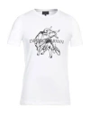 Emporio Armani Man T-shirt White Size M Cotton