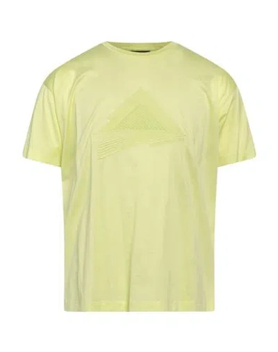 Emporio Armani Man T-shirt Yellow Size Xxs Cotton