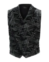 Emporio Armani Man Tailored Vest Black Size 42 Viscose, Polyamide