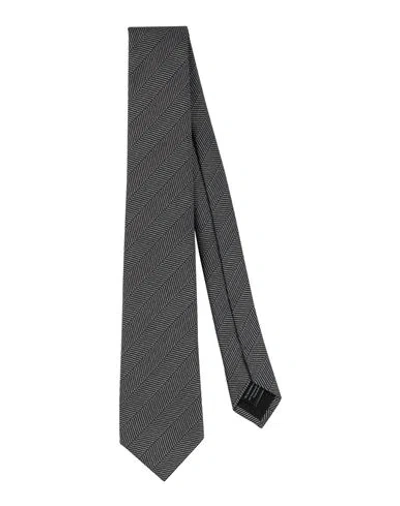 Emporio Armani Man Ties & Bow Ties Black Size - Silk, Polyester