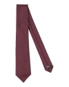 Emporio Armani Man Ties & Bow Ties Burgundy Size - Silk In Red