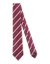 Emporio Armani Man Ties & Bow Ties Garnet Size - Silk, Acetate In Red
