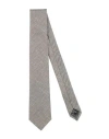 Emporio Armani Man Ties & Bow Ties Light Grey Size - Silk