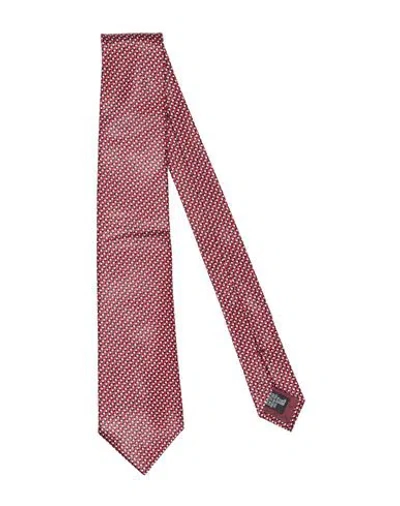 Emporio Armani Man Ties & Bow Ties Red Size - Silk