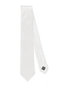 Emporio Armani Man Ties & Bow Ties White Size - Silk In White