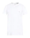 Emporio Armani Man Undershirt White Size Xxl Cotton, Elastane