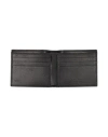 Emporio Armani Man Wallet Black Size - Bovine Leather, Polyurethane
