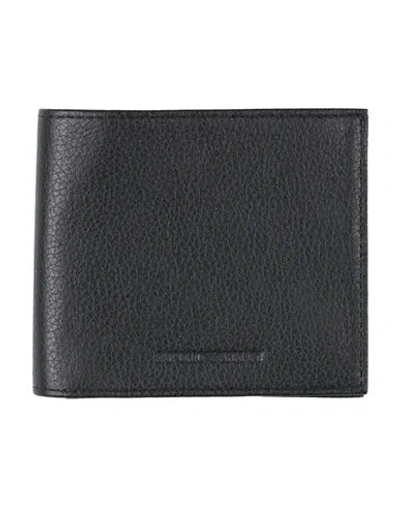 Emporio Armani Man Wallet Black Size - Cow Leather
