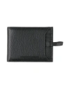 Emporio Armani Man Wallet Black Size - Leather