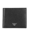 Emporio Armani Man Wallet Black Size - Leather