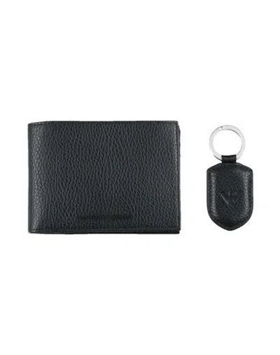 Emporio Armani Man Wallet Black Size - Soft Leather