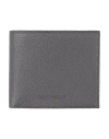 Emporio Armani Man Wallet Grey Size - Leather
