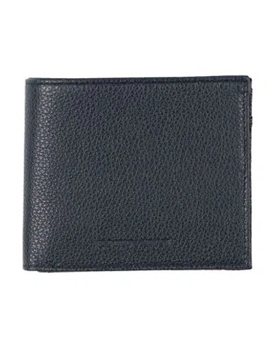 EMPORIO ARMANI EMPORIO ARMANI MAN WALLET MIDNIGHT BLUE SIZE - COW LEATHER