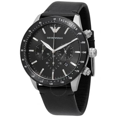 Emporio Armani Mario Chronograph Quartz Black Dial Men's Watch Ar11243