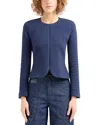 Emporio Armani Blazer  Woman Color Blue In Midnight Blue
