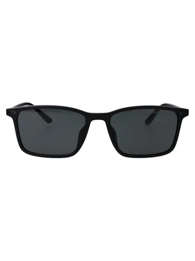 EMPORIO ARMANI EMPORIO ARMANI MATTE BLACK INJECTED SUNGLASSES