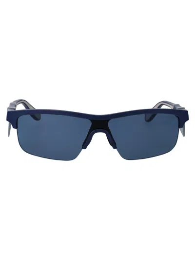Emporio Armani Matte Blue Injected Sunglasses