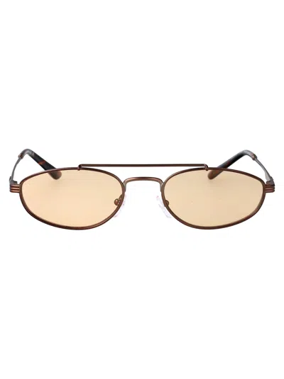 Emporio Armani Full Frame Sunglasses In Burgundy
