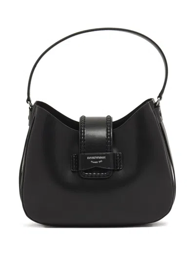 EMPORIO ARMANI EMPORIO ARMANI MEDIUM LEATHER HOBO BAG