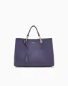 Emporio Armani Medium Myea Shopper Bag With Deer Print