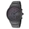 Emporio Armani Men's 43mm Quartz Watch In Black