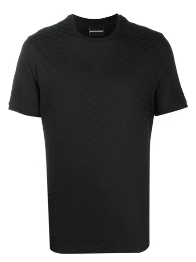 EMPORIO ARMANI MEN'S ALLOVER LOGO T-SHIRT