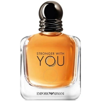 Emporio Armani Men's Armani Stronger With You Edt Spray 3.4 oz (tester) Fragrances 3605522040342 In Pink / Violet