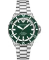 Emporio Armani Men's Sea Explorer Automatic Stainless Steel Bracelet Watch 42mm In No Color