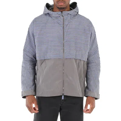 EMPORIO ARMANI MEN'S BICOLOR HOODED JACKET