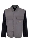 Emporio Armani Men's Blouson Jacket In Gray