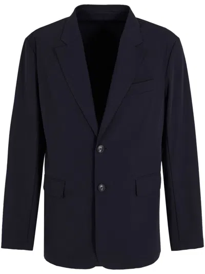 Emporio Armani Blazer Single-breasted Pintuck Detailing In Iconico 0920