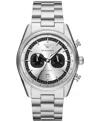 Emporio Armani Men's Chronograph Stainless Steel Bracelet Watch 42mm In No Color