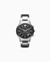Emporio Armani Men's Chronograph Stainless Steel Watch In Multicoloured