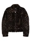 Emporio Armani Stylish Short Jacket Animal Print In Multi