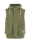 Emporio Armani Gilet In Misto Cotone Verde Uomo