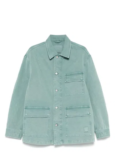 EMPORIO ARMANI MEN'S COTTON BLOUSON JACKET
