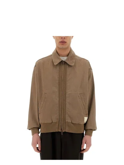 EMPORIO ARMANI MEN'S COTTON BLOUSON JACKET