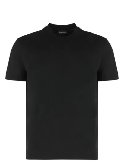 EMPORIO ARMANI MEN'S COTTON CREW-NECK T-SHIRT
