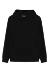 Emporio Armani Hooded Cotton Sweater Ribbed Cuffs