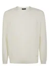 Emporio Armani Men's Cotton Pullover Sweater In Neutral
