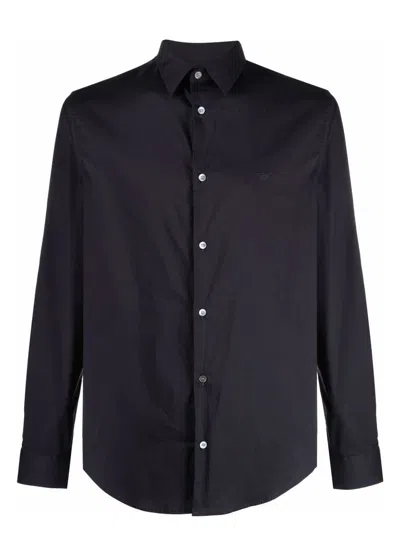 EMPORIO ARMANI MEN'S COTTON SHIRT