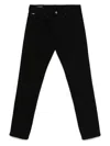 Emporio Armani Man Pants Black Size 31 Cotton, Elastane In Black