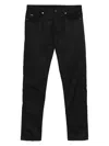 Emporio Armani Man Pants Black Size 31 Cotton, Elastane In Black